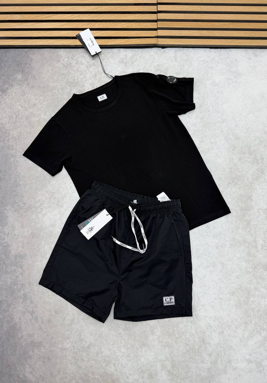 C.P. Company Lens T-Shirt & Shorts Set in 2 Colors Men's Reps Sale UK Best Quality AAA Replica