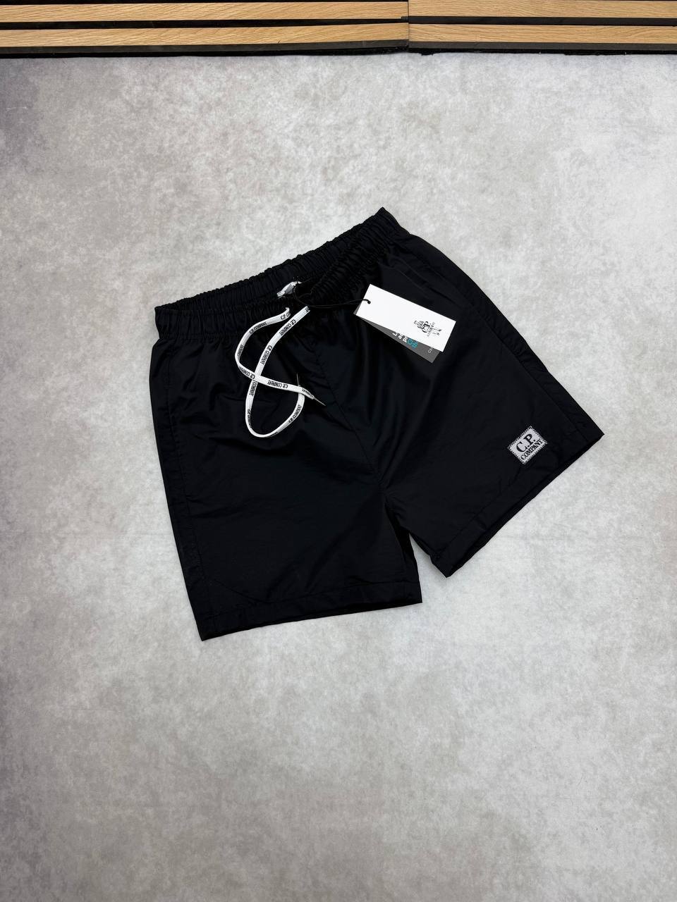 C.P. Company Men's Logo Patch Swim Shorts in 2 Colors Reps Sale UK Best Quality AAA Replica
