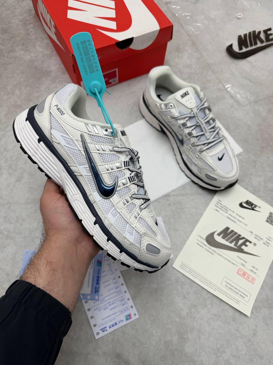 Nike P-6000 Phantom Obsidian Summit White CD6404-018 Trainers Men's Reps Sale UK Best Quality Replica