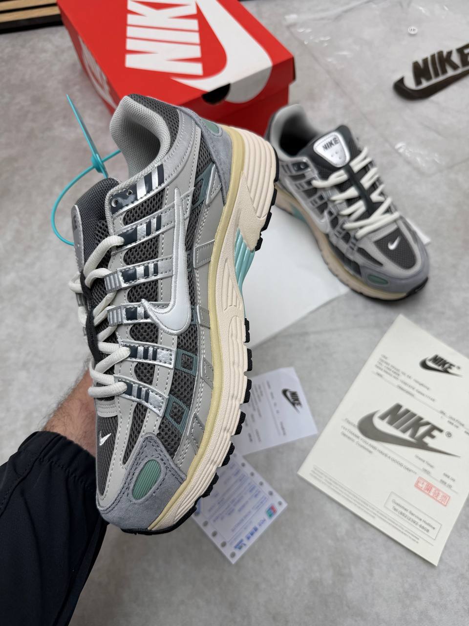 Nike P-6000 Flat Pewter Light Iron Ore FN7509-029 Trainers Men's Reps Sale UK Best Quality Replica