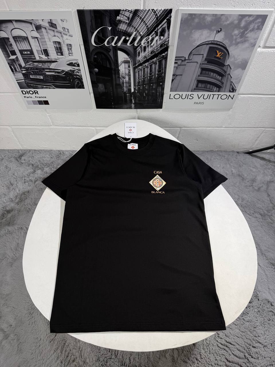 Casablanca Plafond Orné De Musique Classic T-Shirt in 2 Colors Reps Sale UK Best Quality AAA Replica