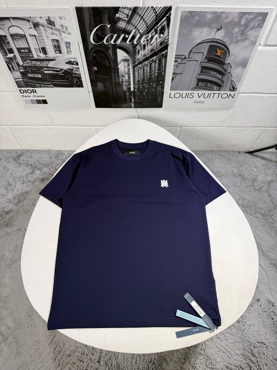 Amiri Core Logo Embroidered T-Shirt in 2 Colors Reps UK Best Quality Sale AAA Replica