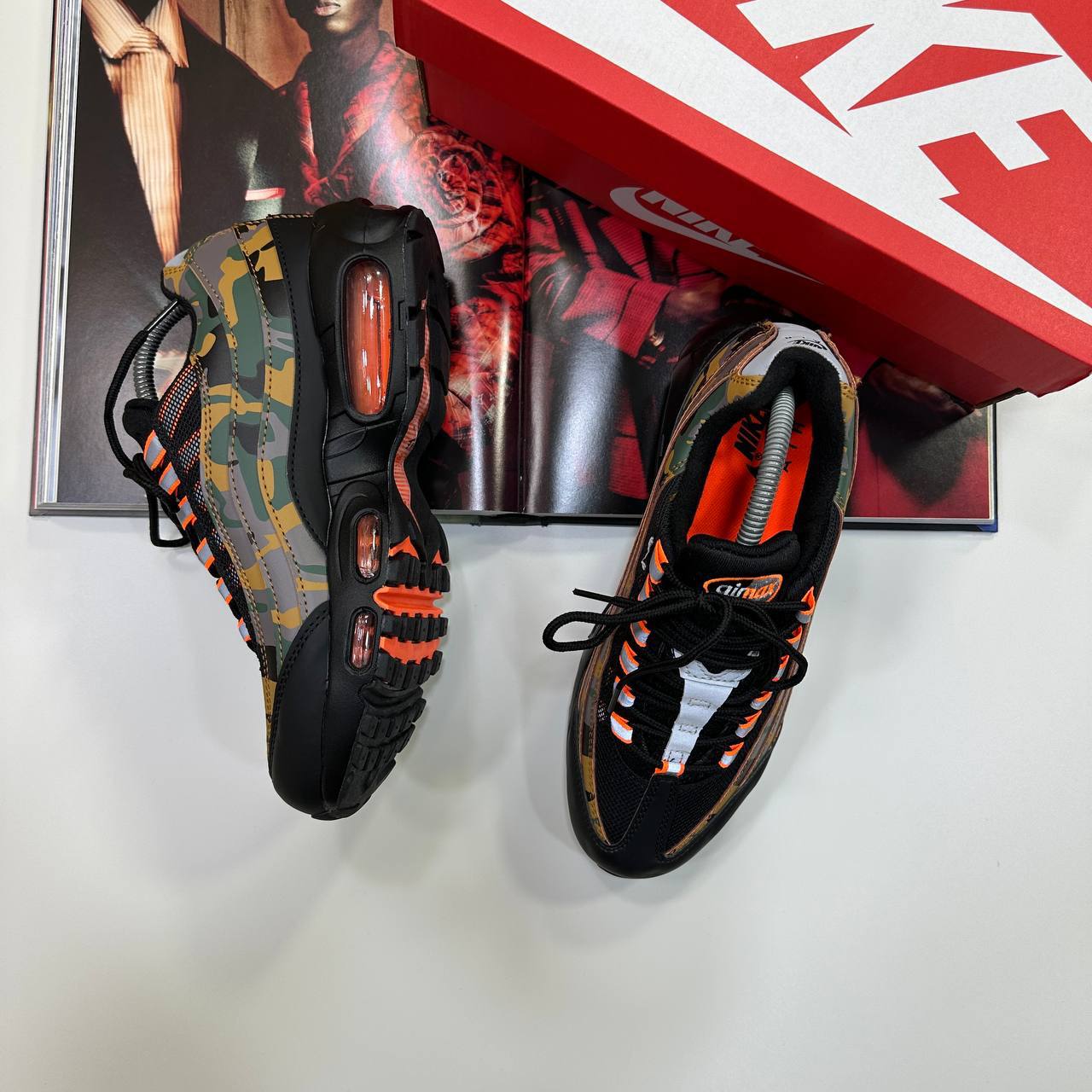 Nike Air Max 95 OG "Safety Orange Camo" HQ1973-001 Men's Reps Sale UK Best Quality AAA Replica