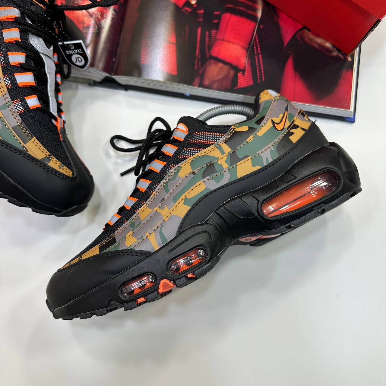 Nike Air Max 95 OG "Safety Orange Camo" HQ1973-001 Men's Reps Sale UK Best Quality AAA Replica