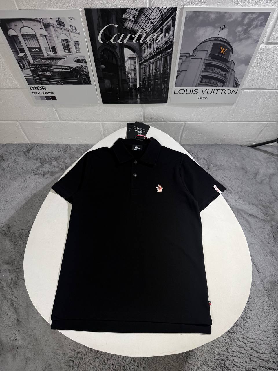 Moncler Classic Slim Fit Short Sleeve Polo Top Shirt in Different Colors Reps UK Best Sale Quality AAA Replica