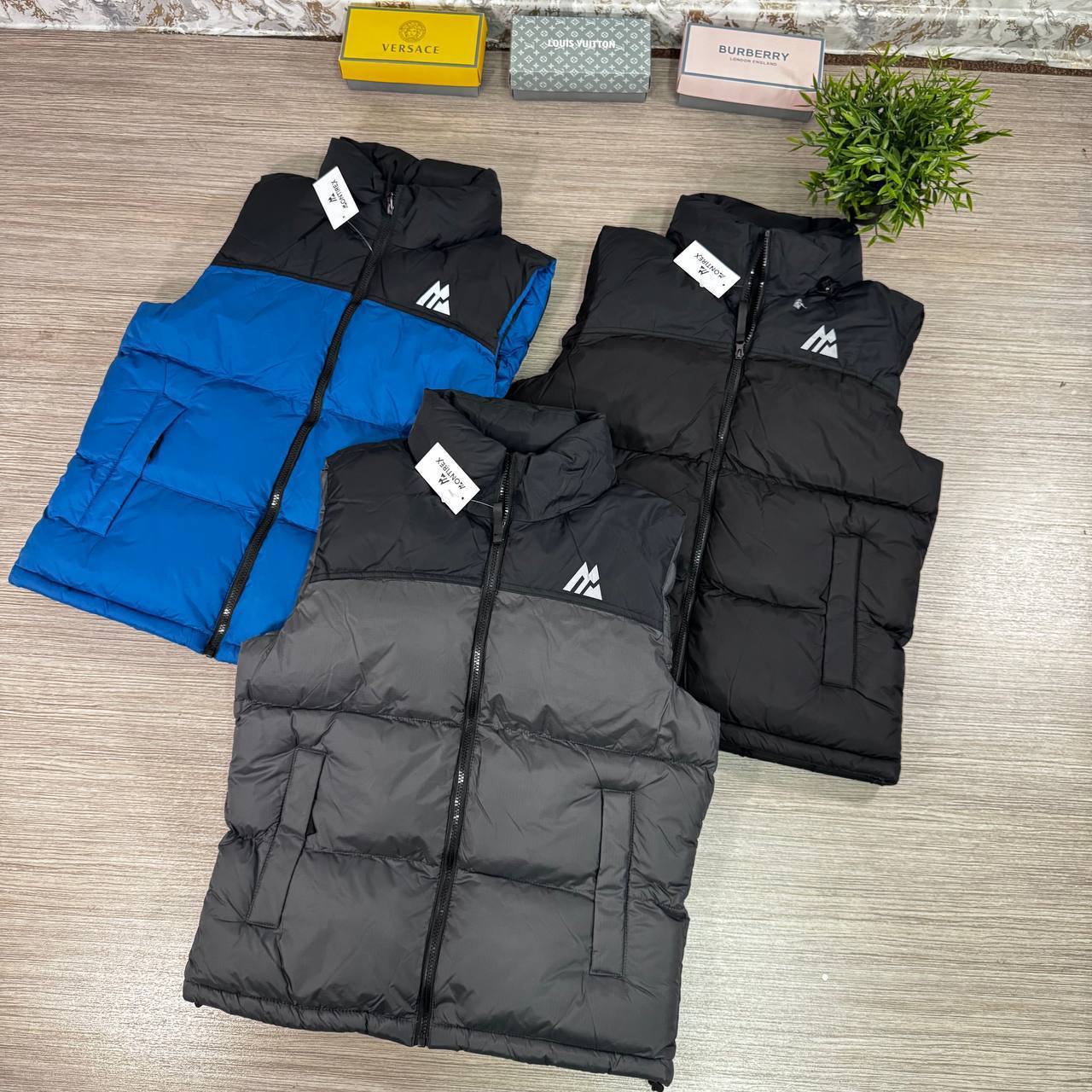 Montirex Logo Padded Gilet in Different Colors Men's Reps Sale UK Best Quality AAA Replica