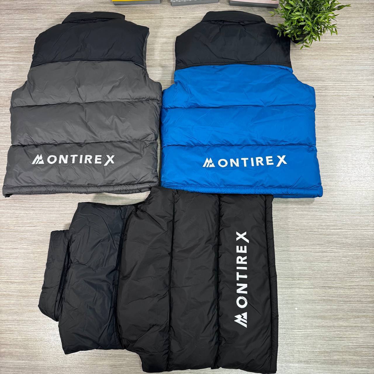 Montirex Logo Padded Gilet in Different Colors Men's Reps Sale UK Best Quality AAA Replica