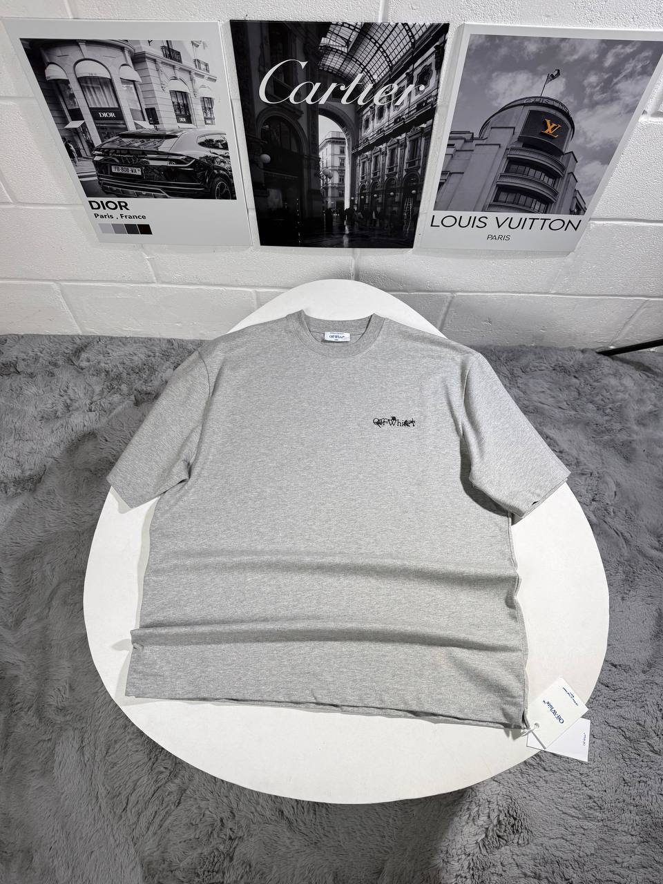 Off-White C/O Virgil Abloh Flower Arrow Skate Men's Women's T-Shirts in Different Colors Reps UK Best Quality AAA Replica
