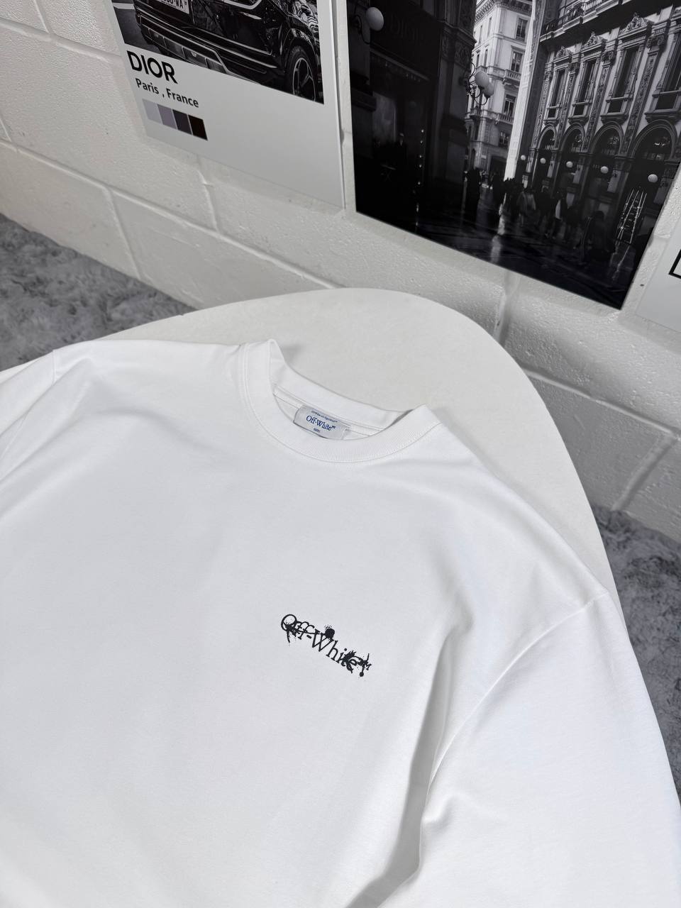 Off-White C/O Virgil Abloh Flower Arrow Skate Men's Women's T-Shirts in Different Colors Reps UK Best Quality AAA Replica