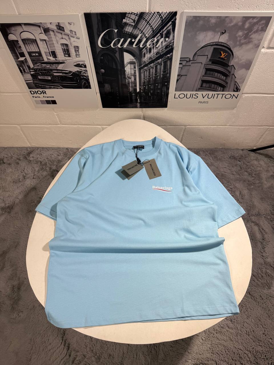 Balenciaga Crewneck Men's Women's T-shirts in Different Colors Reps UK Best Quality AAA Replica