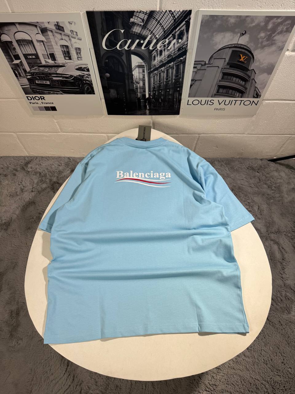 Balenciaga Crewneck Men's Women's T-shirts in Different Colors Reps UK Best Quality AAA Replica