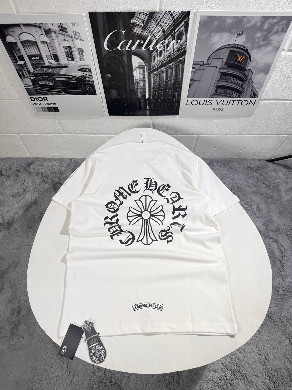 Chrome Hearts Graphic Logo Men's Women's T-shirt Reps UK Best Quality AAA Replica