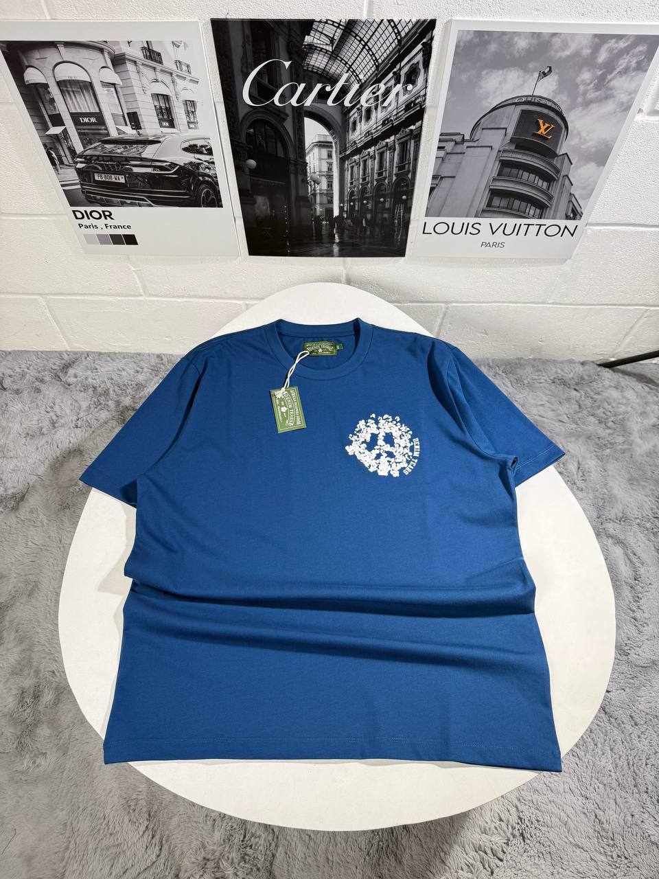 Denim Tears University Brand Signature White Graphic Men's Women's T-Shirts in Different Colors Reps UK Best Quality AAA Replica