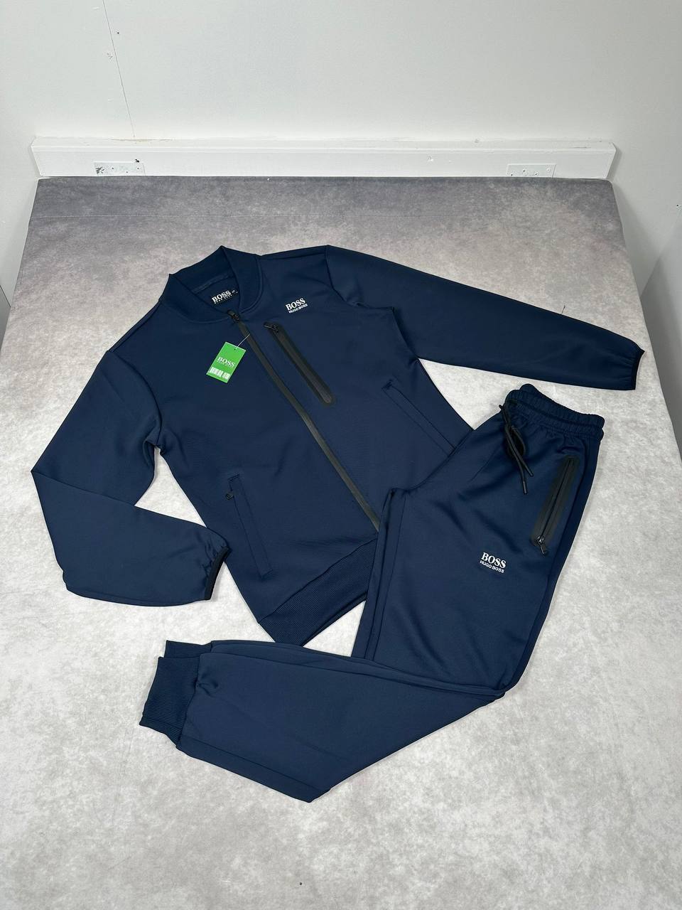 Hugo Boss Logo Zip-Up Tracksuits Men's in Multiple Colors UK Reps Best Quality AAA Replica