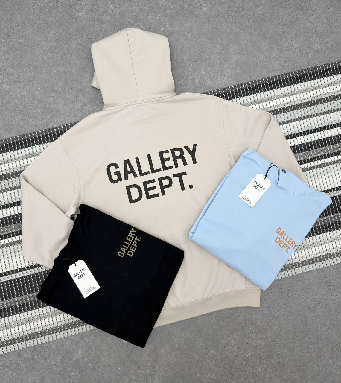 Gallery Dept. 90's GD Logo Hoodies  Men's Women's in Different Colors Reps UK Best Quality Sale AAA Replica