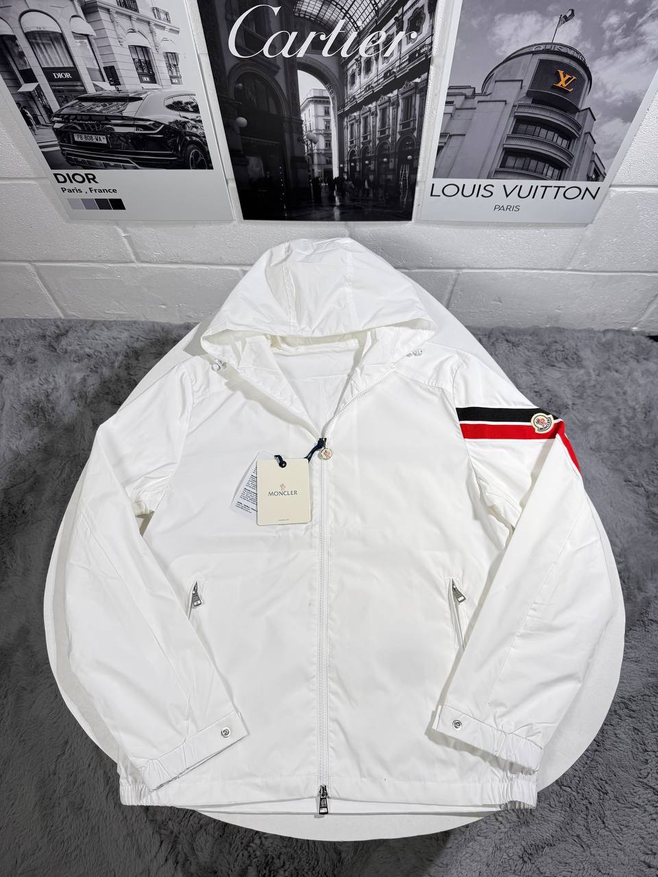Moncler Claut Hooded Shell Jacket Men's Women's in Different Colors Reps UK Sale Best Quality AAA Replica