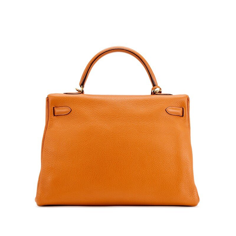 Potiron Togo Kelly Retourne 35 Gold Hardware, 2006 - Crowned Bag