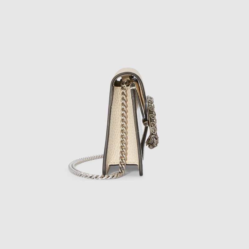 Gucci Dionysus Super Mini White Leather Bag Gucci