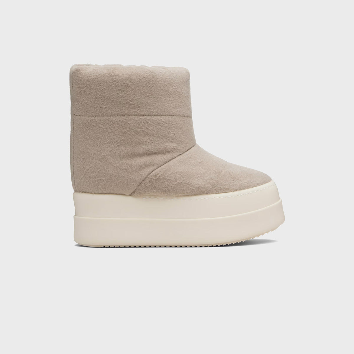 Rick Owens WMNS DRKSHDW Taupe Concordians Mega Bumper Low Lunar Boots Rick Owens