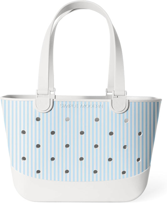 Simple Modern Large Beach Bag - Crowned Bag