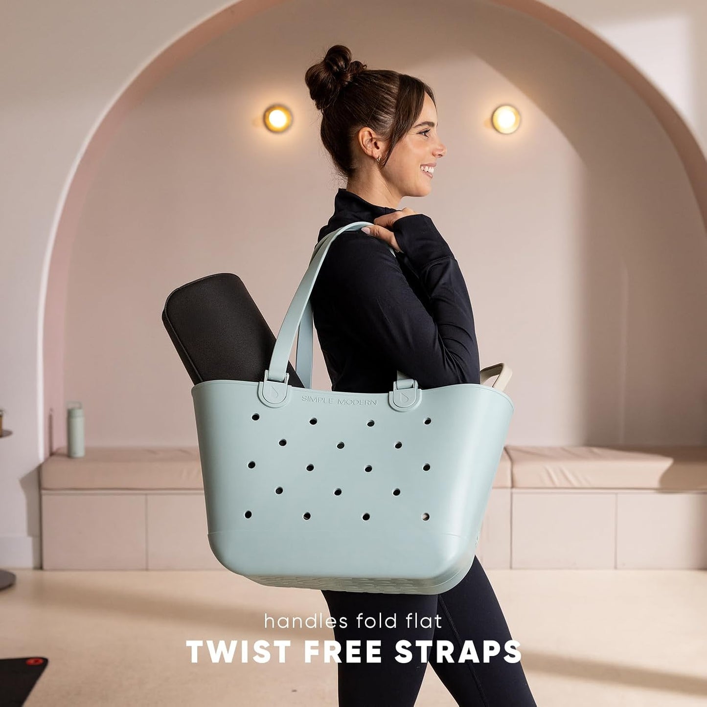 Simple Modern Large Beach Bag - Crowned Bag