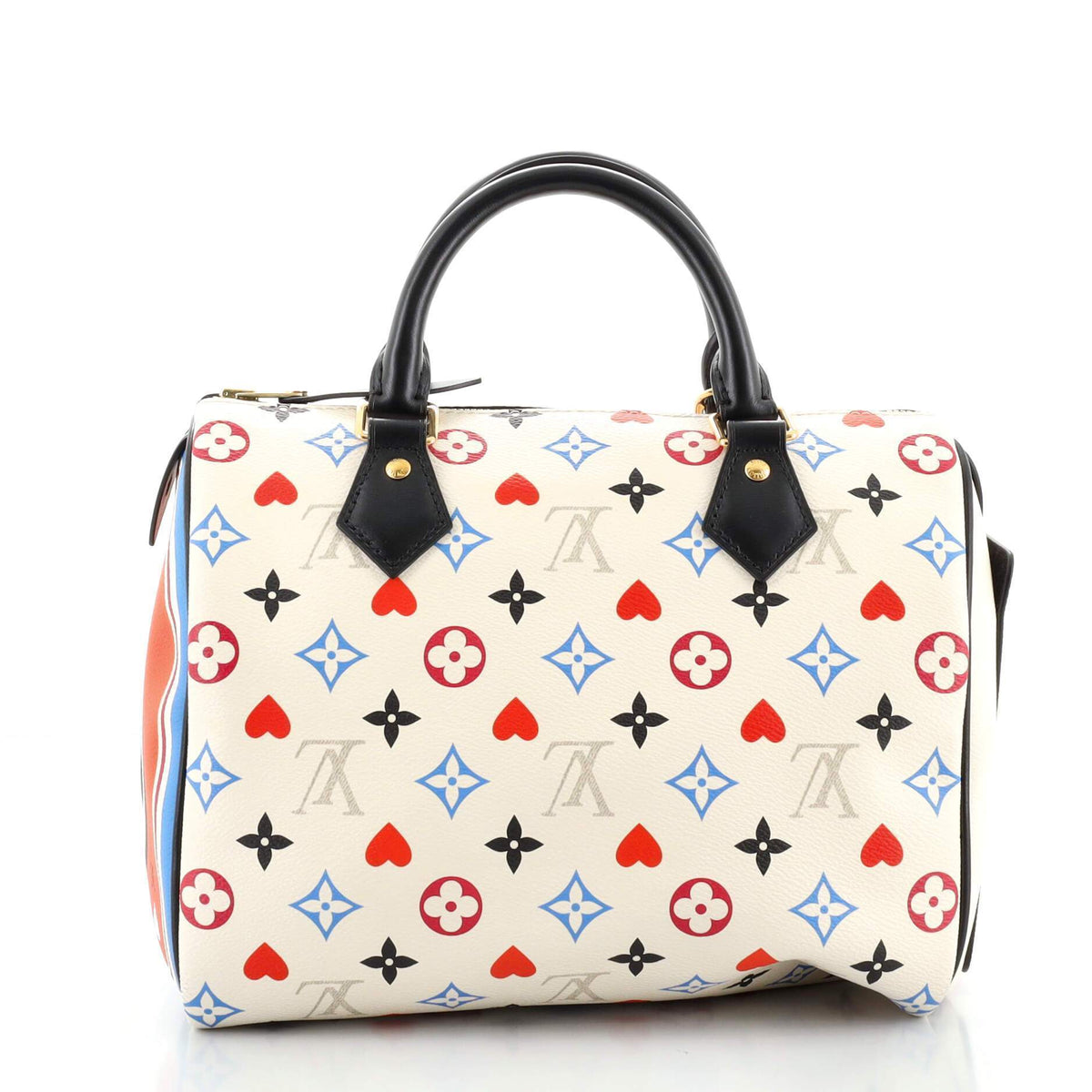 Speedy Bandouliere Bag Limited Edition Game On Multicolor Monogram 25 - Crowned Bag