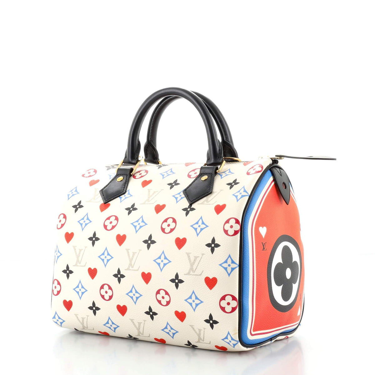 Speedy Bandouliere Bag Limited Edition Game On Multicolor Monogram 25 - Crowned Bag