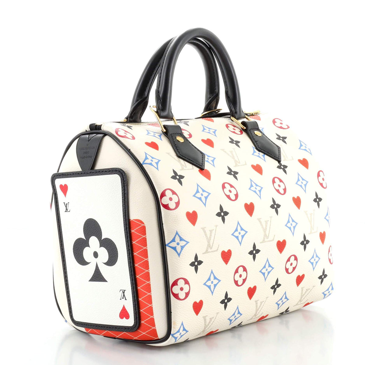 Speedy Bandouliere Bag Limited Edition Game On Multicolor Monogram 25 - Crowned Bag