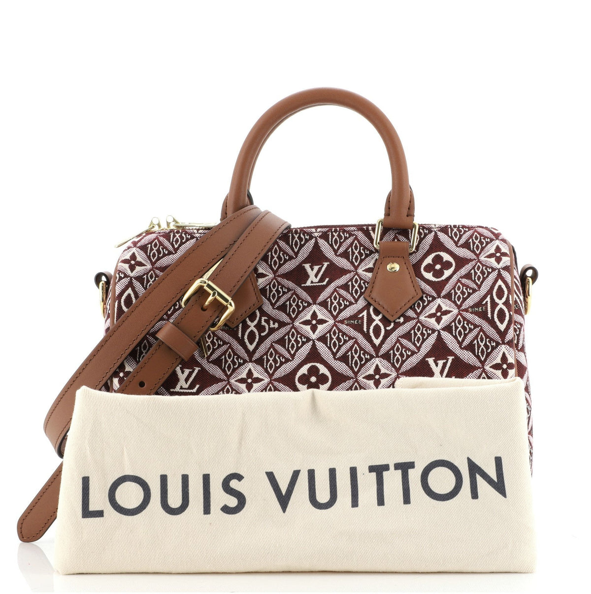 Speedy Bandouliere Bag Limited Edition Since 1854 Monogram Jacquard 25 - Crowned Bag
