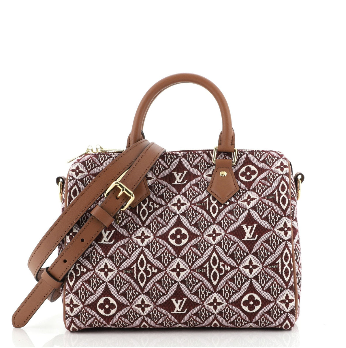 Speedy Bandouliere Bag Limited Edition Since 1854 Monogram Jacquard 25 - Crowned Bag
