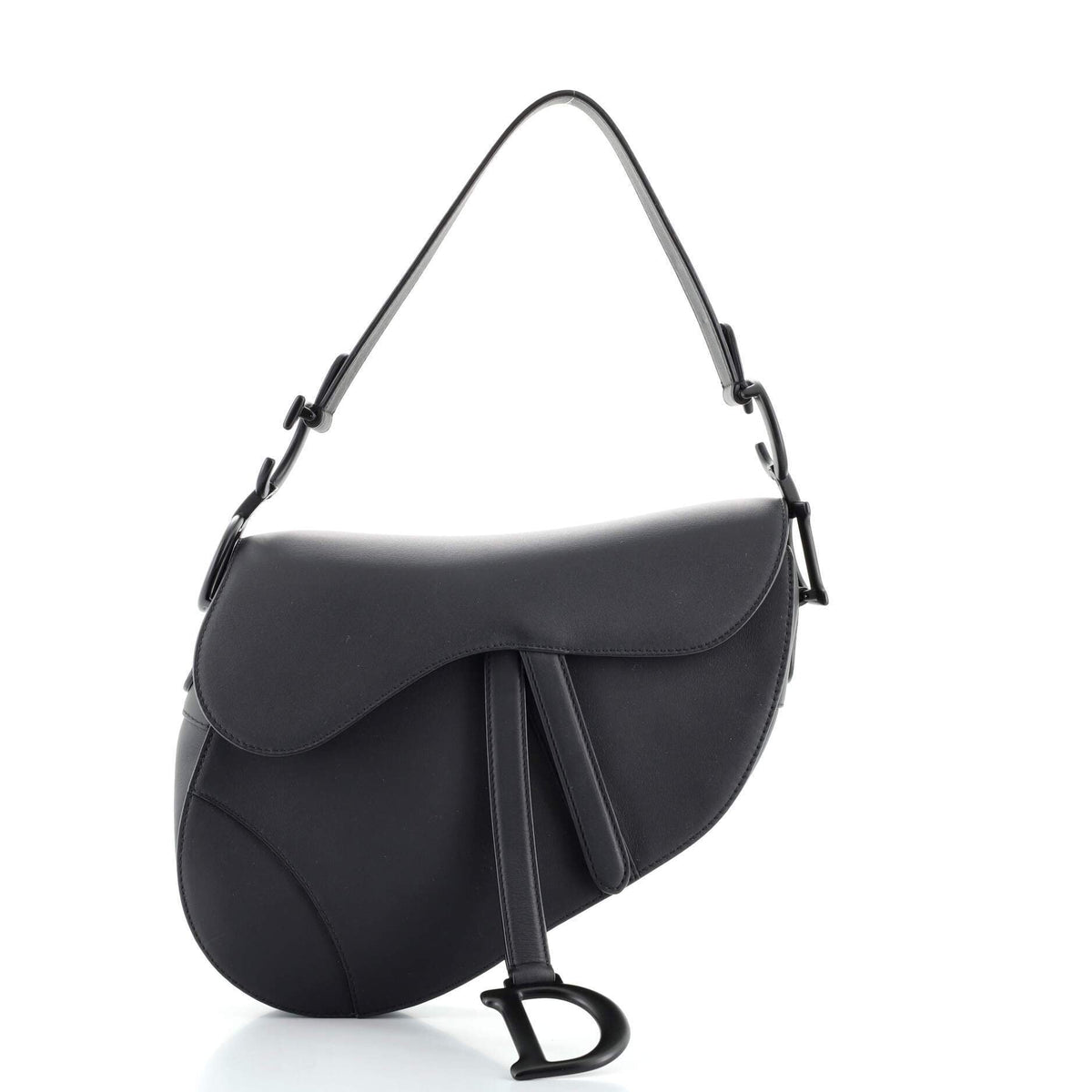 Ultra Matte Saddle Handbag Leather Medium - Crowned Bag