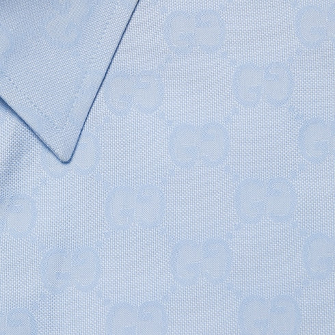 GG Supreme Oxford cotton shirt - light blue
