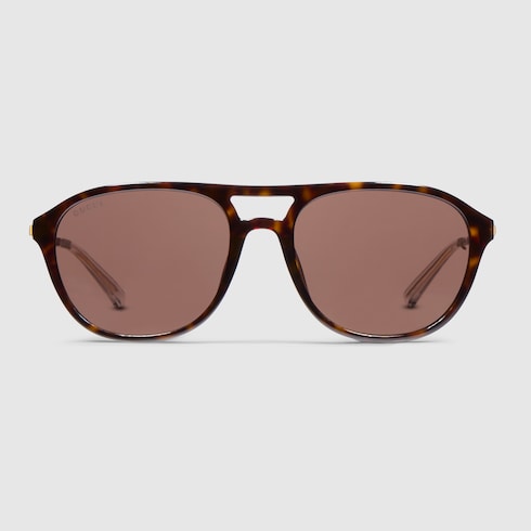 Specialized-fit navigator sunglasses - brown tortoiseshell