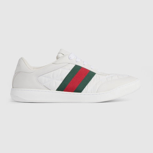 Men's Screener sneaker - white padded nylon