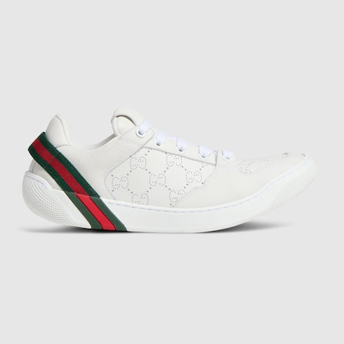 Women's Screener sneaker - white GG leather