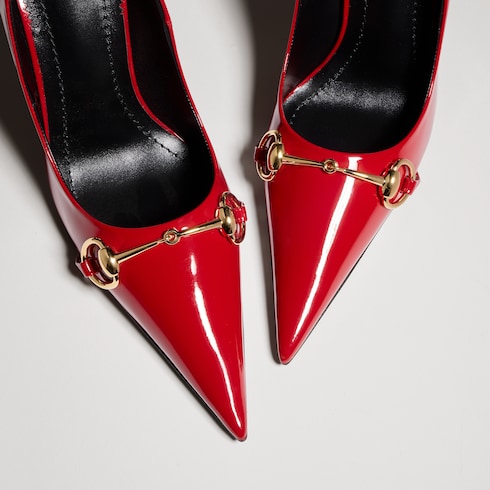 Women's Donna pump - red patent leather