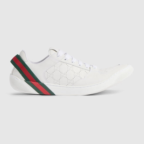 Men's Screener sneaker - white GG leather