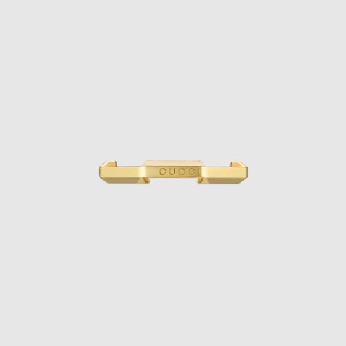 Gucci Link to Love 18k mirrored ring - 18k yellow gold