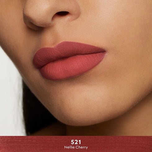 124 Emilie Brown, Rouge à Lèvres Liquide Mat Lipstick - 521​ Nellie Cherry
