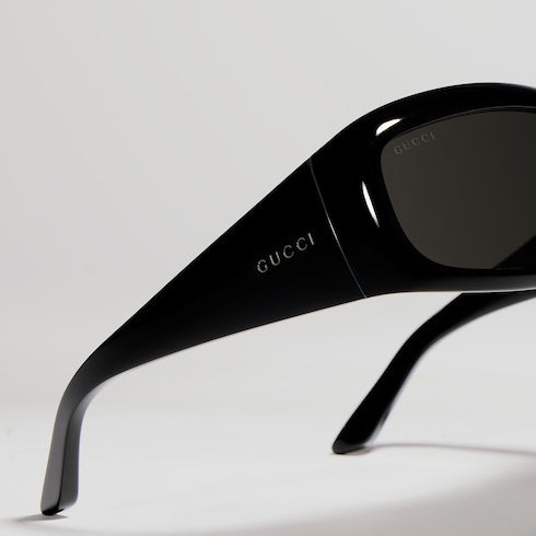 Rectangular frame sunglasses - black