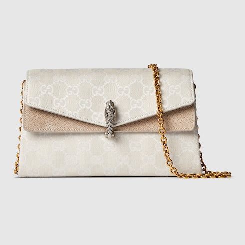 Dionysus small shoulder bag - ivory GG canvas