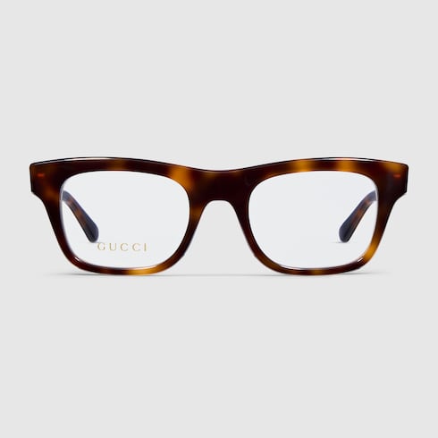 Rectangular optical frame - brown tortoiseshell