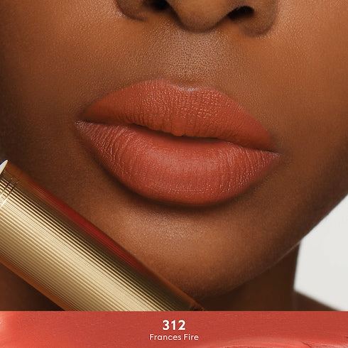 120 Sonia Light Beige, Rouge à Lèvres Mat Lipstick - 312 Frances Fire