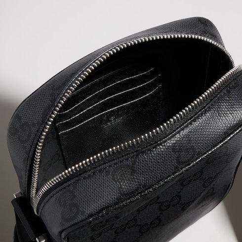 Gucci Essence Classic mini bag - black GG canvas