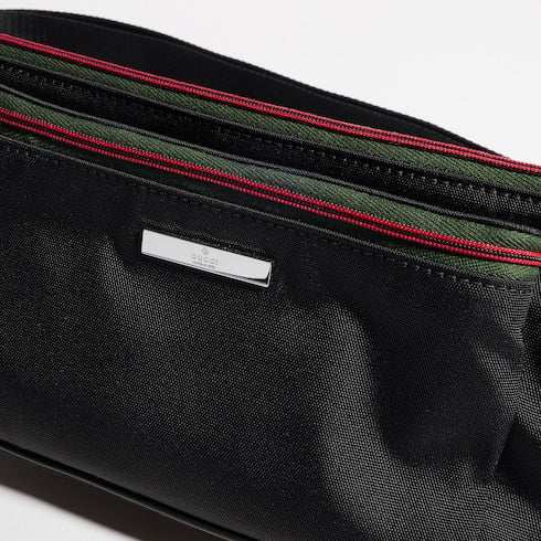 Flatpack large belt bag - black GG canvas