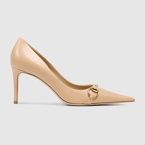 Women's Donna pump - beige leather