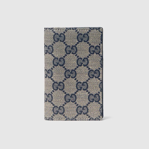 Gucci Essence Classic card case - blue GG canvas