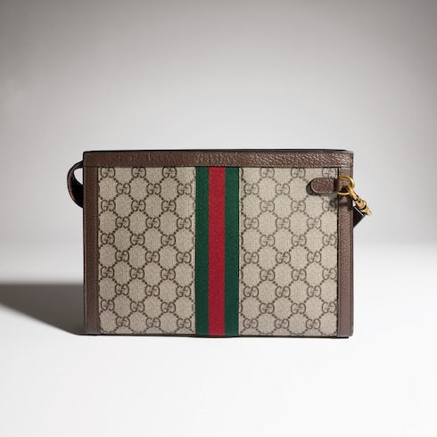 Ophidia medium pouch - beige and ebony Supreme