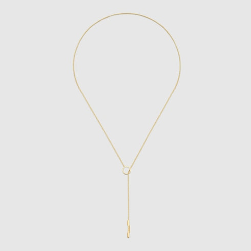 Gucci Link to Love 18k lariat necklace - 18k yellow gold
