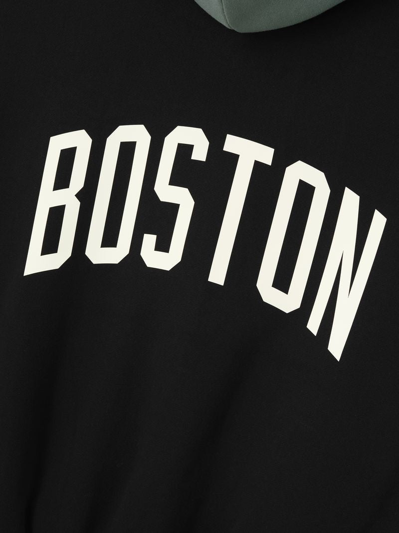 Fear of God Essentials x Boston Celtics Sport Hoodie Black Green BagAg